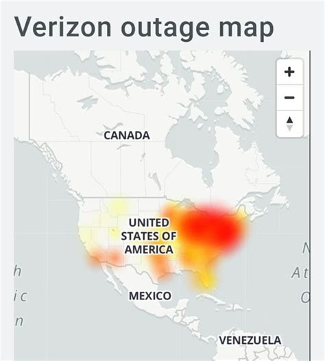 are verizon towers down right now|cell phone connection issues today.